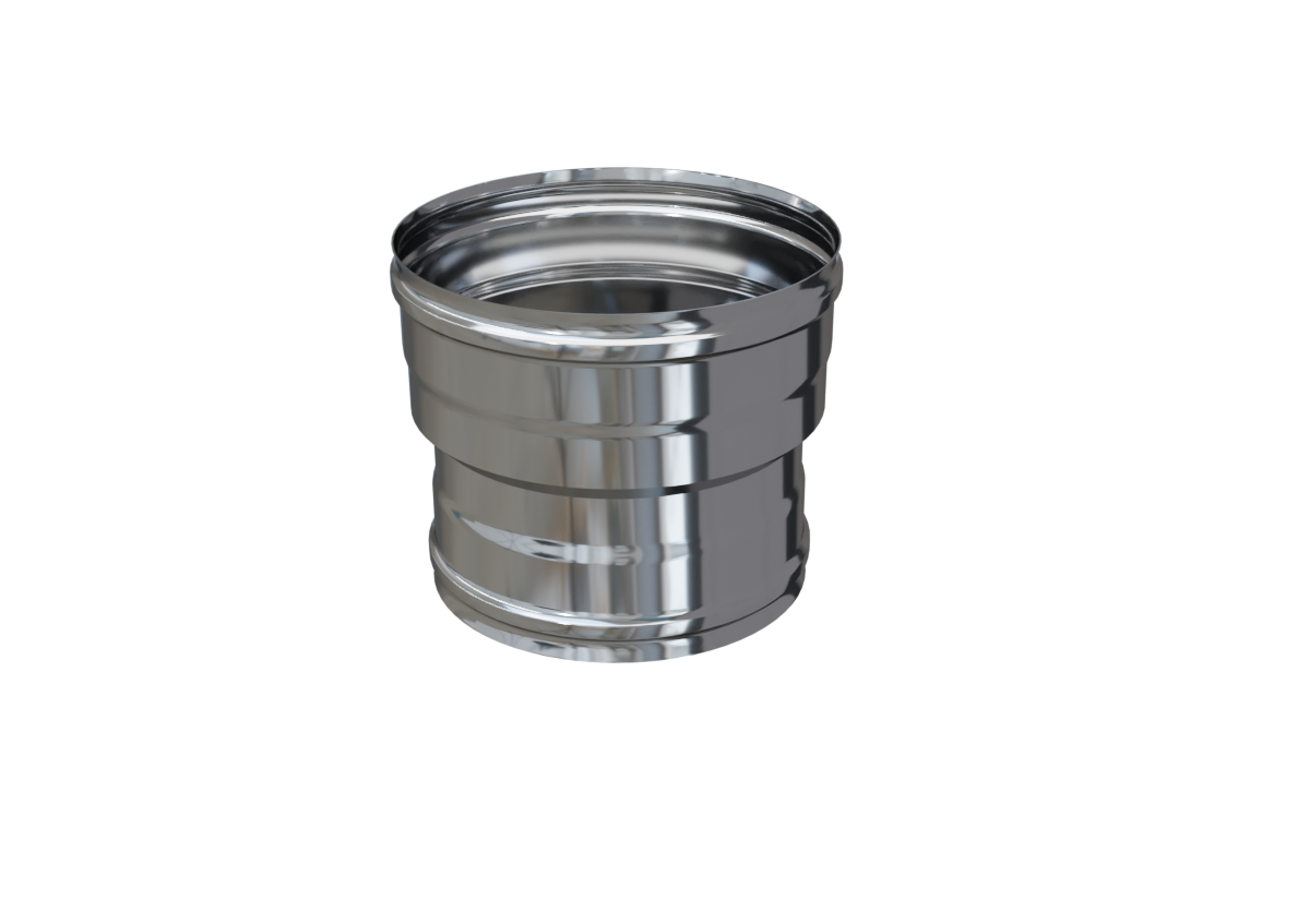 Переходник- Адаптер FERRUM Ø180 М - 200 М (AISI 430, толщина 0,8 мм)