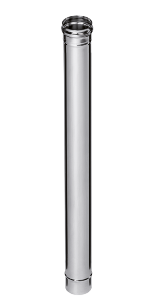 Труба FERRUM ГАЗ 1,0 м, Ø100 (AISI 430, толщина 0,5 мм)