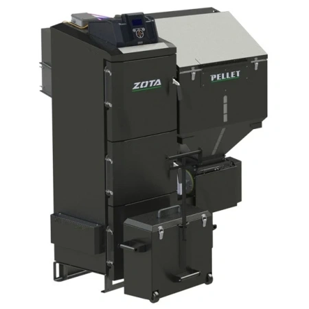 Автоматический пеллетный котёл ZOTA PELLET BLACK 45 кВт