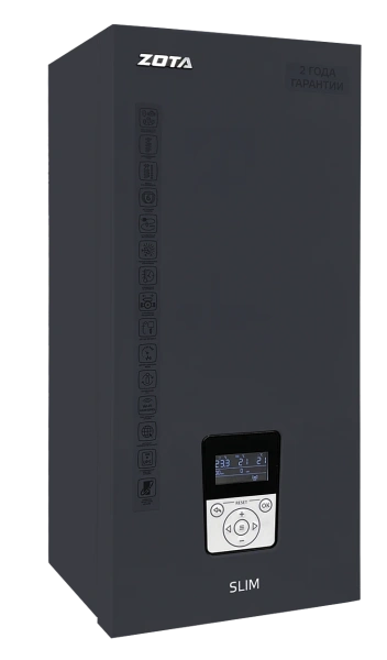 Электрический котел ZOTA MK-X SLIM GREY 9 кВт