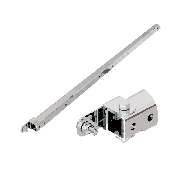 Опора телескопическая FERRUM L=1000-1800 (AISI 430, толщина 1,5 мм)