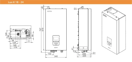 Электрический котел ZOTA LUX-X 18 кВт